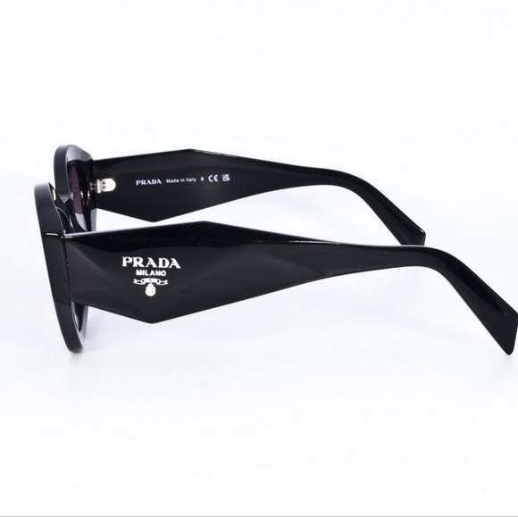 NEW PRADA PR07YS BLACK WOMEN'S SUNGLASSES PR 07YS 1AB0A7  PRADA EYEWEAR SPR 07Y - Picture 6 of 8